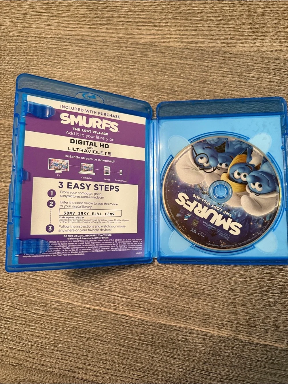 Sony Smurfs: The Lost Village Blu-ray / BUNDLE AND SAVE ON MOVIES